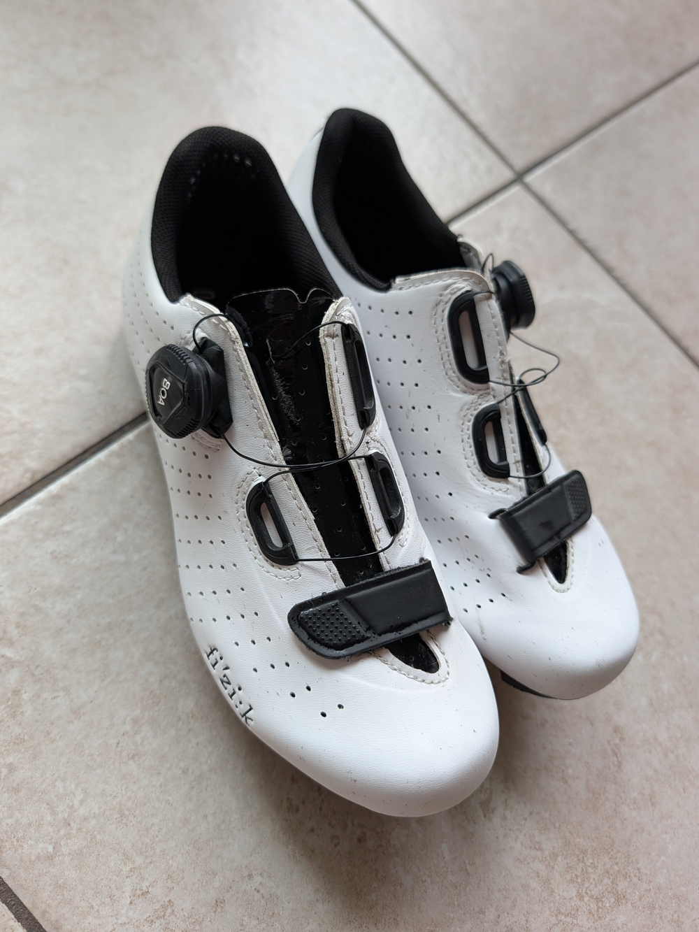Fizik Tempo Overcurve R5 White BOA Road Cycling Shoes EU 38.5/ 24.7 cm